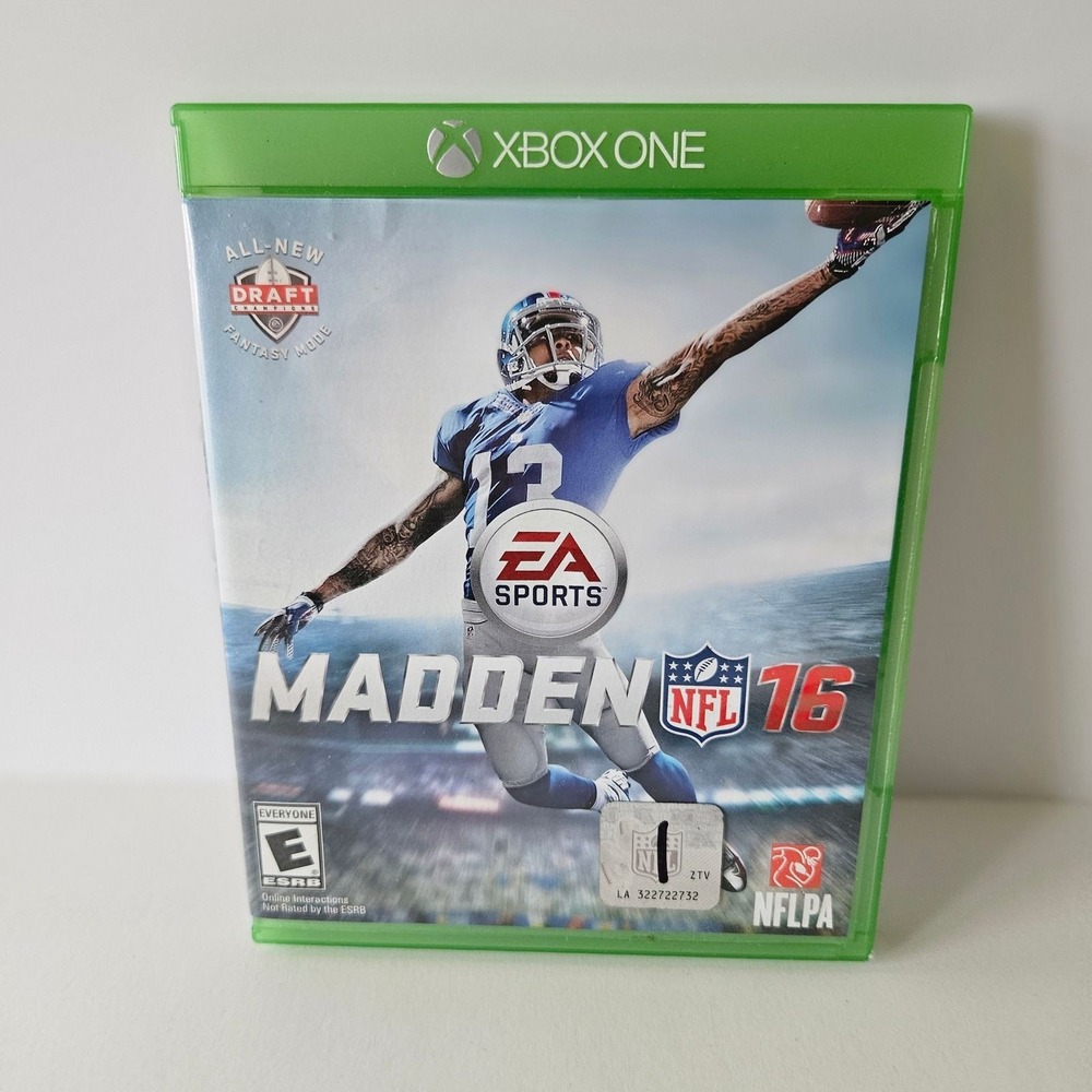 Xbox One Madden NFL 16 Video Game EA Sports Microsoft